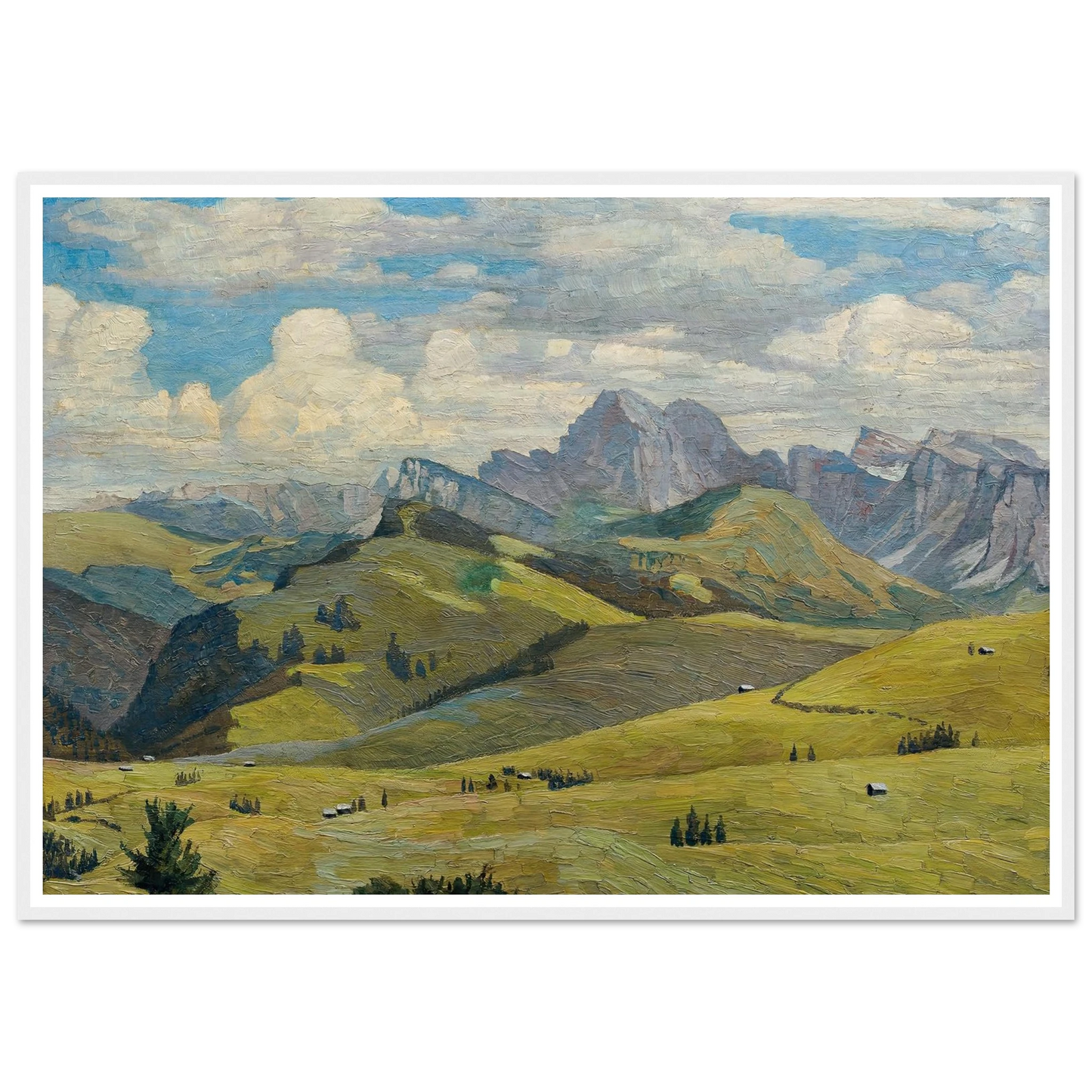 Seiser Alm (Südtirol) (1914) Art Print | Max Kahrer-Quipham Collections