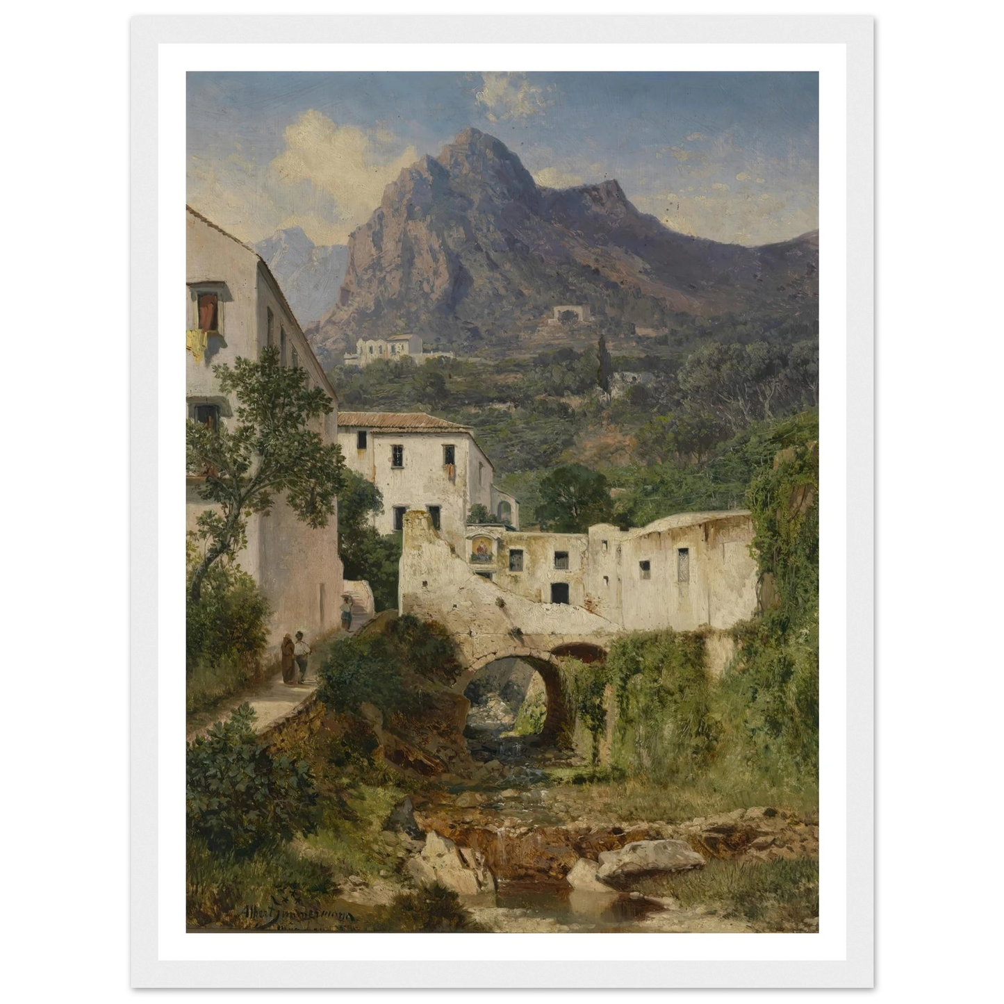 Mühltal bei Amalfi Art Print | Albert Zimmermann-Quipham Collections