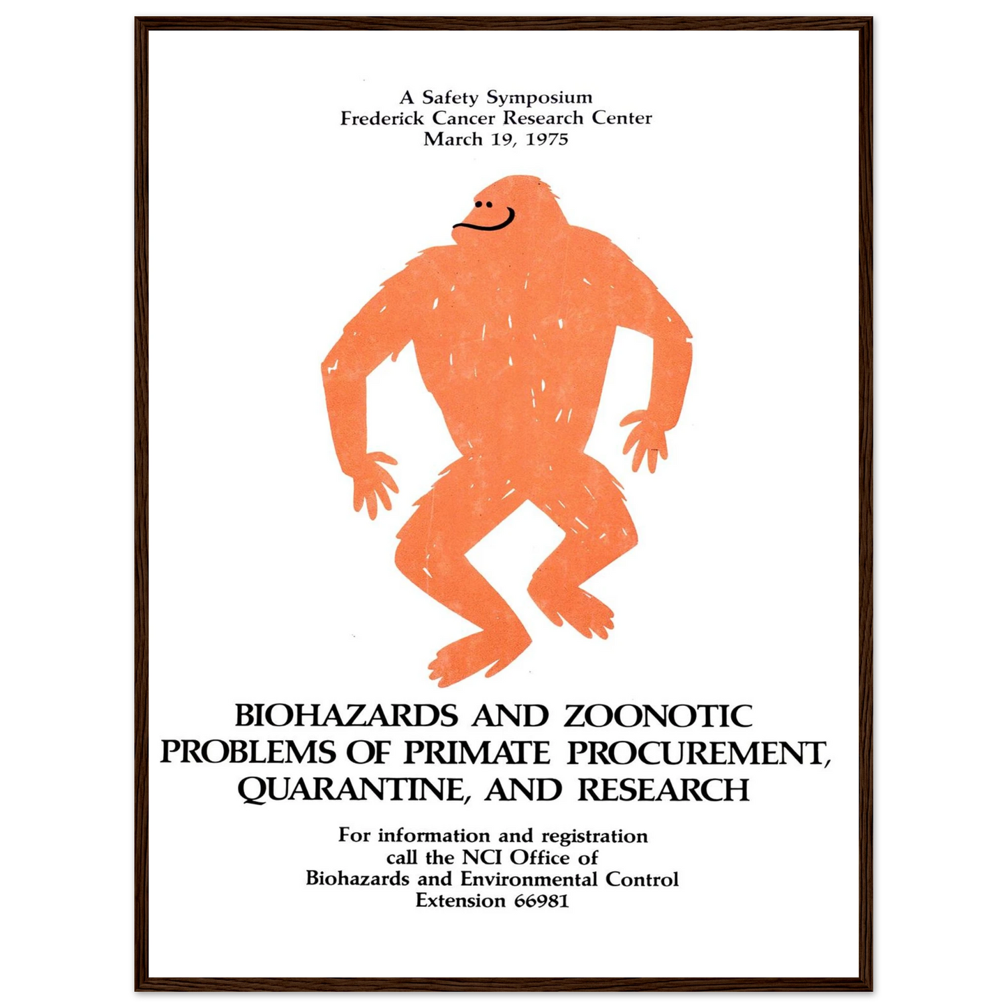 Biohazards and zoonotic problems of primate procurement, quarantine, and research (1975) Art Print | National Institutes of Health-Quipham Collections