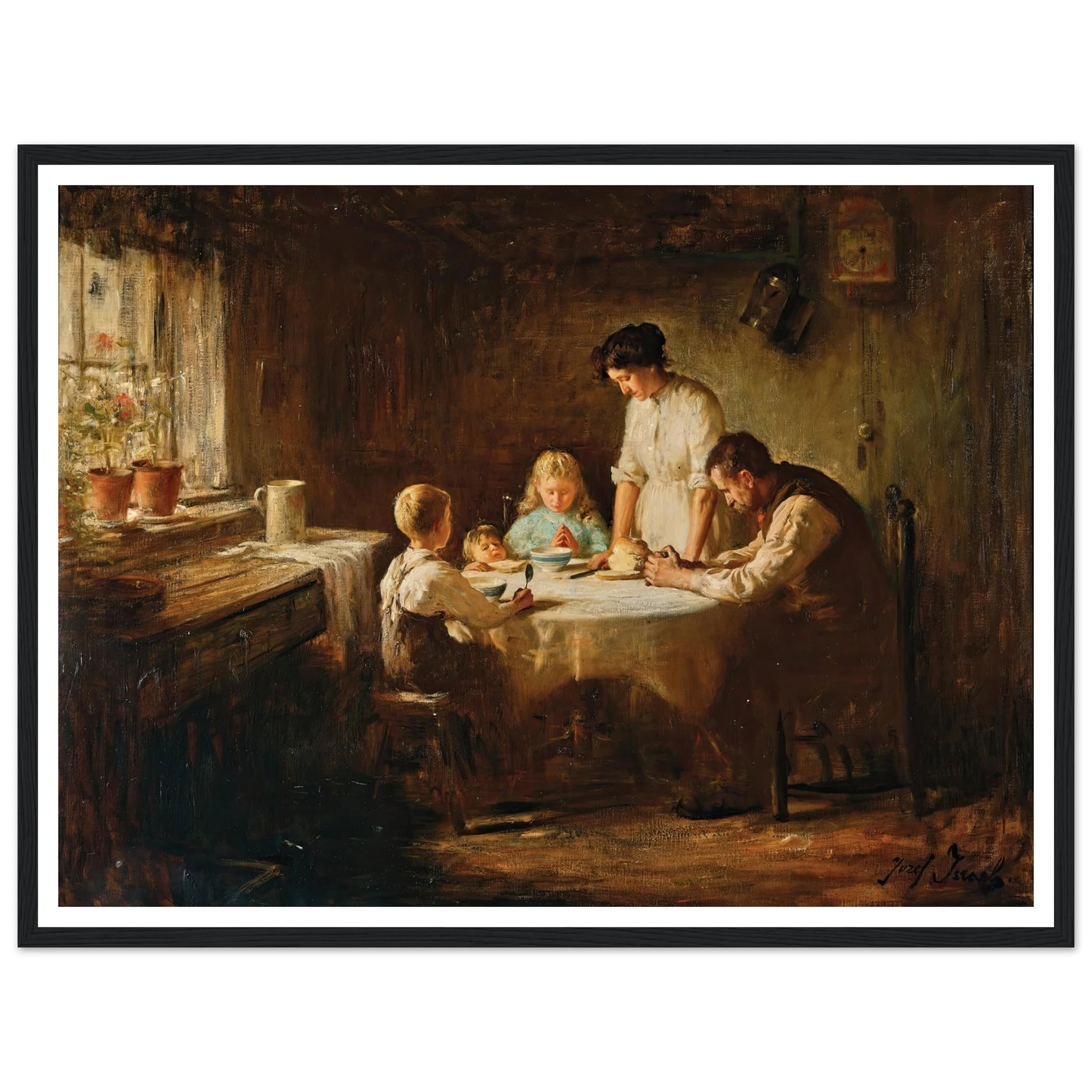 Blessing the Table Art Print | Jozef Israels-Quipham Collections