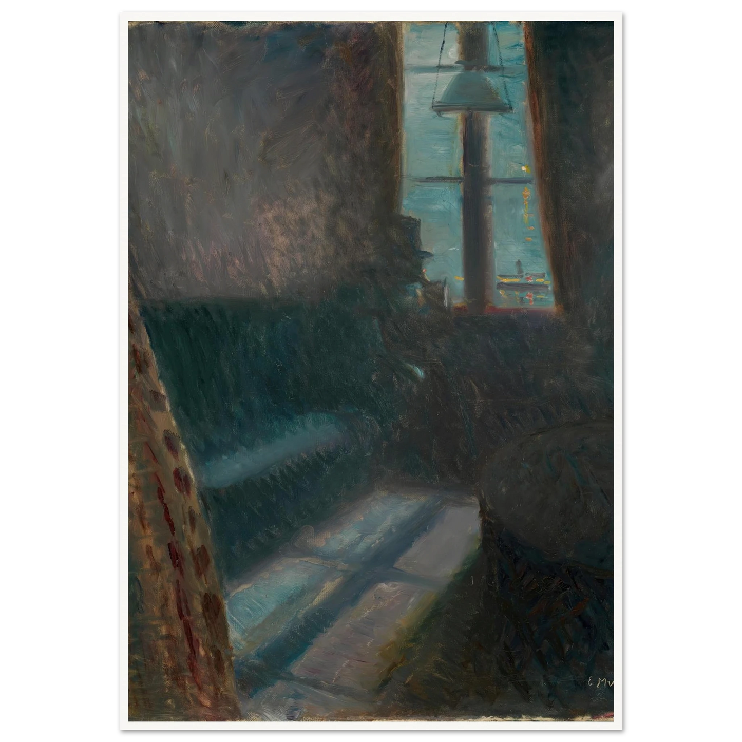 Night in Saint-Cloud (1890) Art Print | Edvard Munch-Quipham Collections