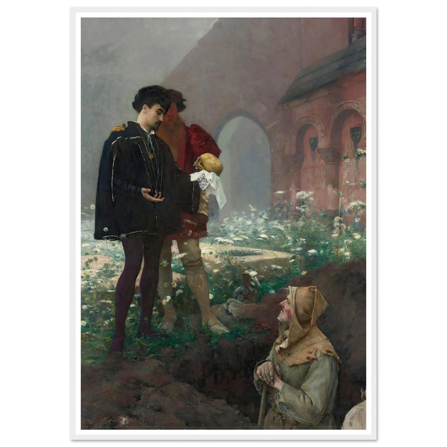 Hamlet Et Les Fossoyeurs (1884) Art Print | Pascal Adolphe Jean Dagnan Bouveret-Quipham Collections