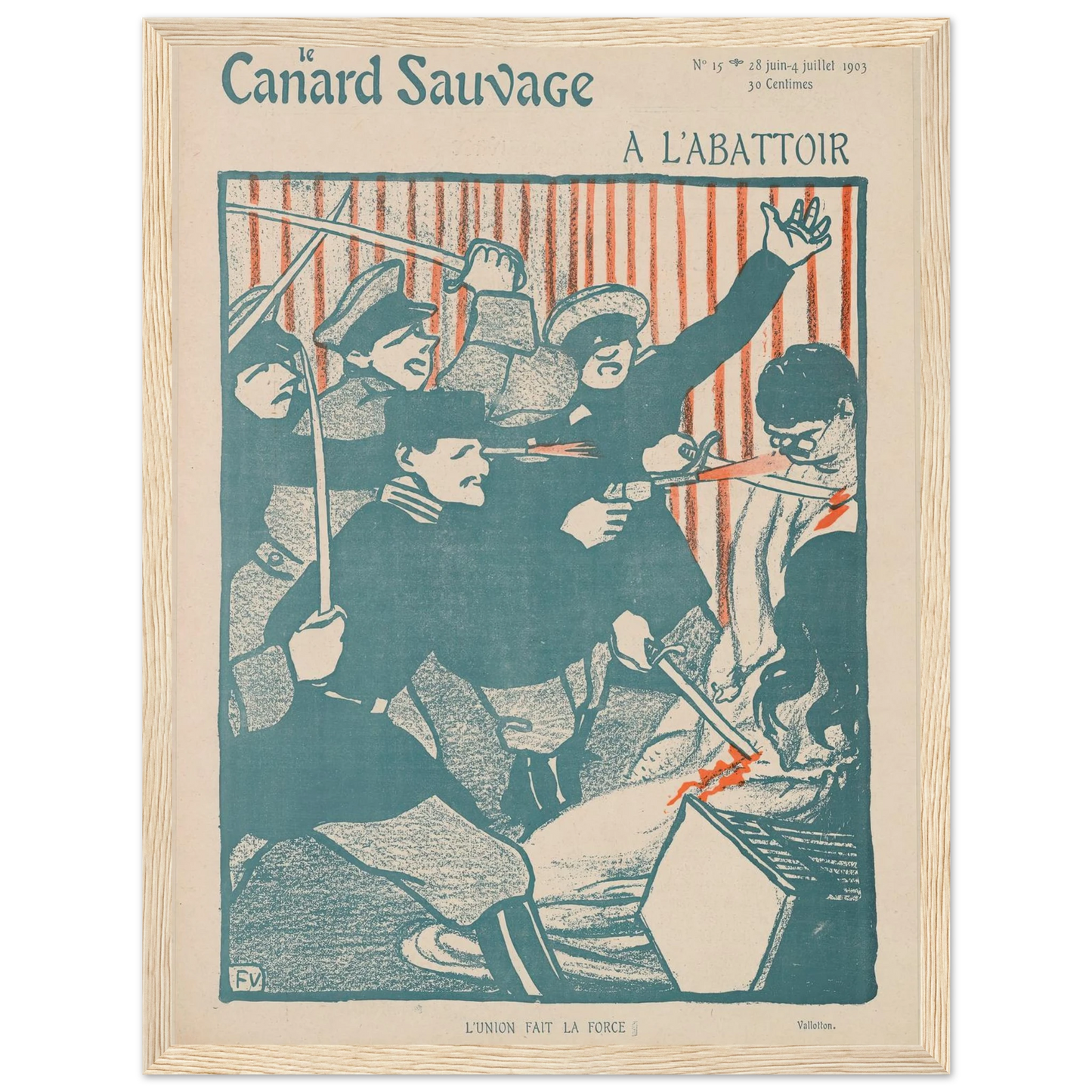 28 juin au 4 juillet 1903 Art Print | Felix Vallotton-Quipham Collections