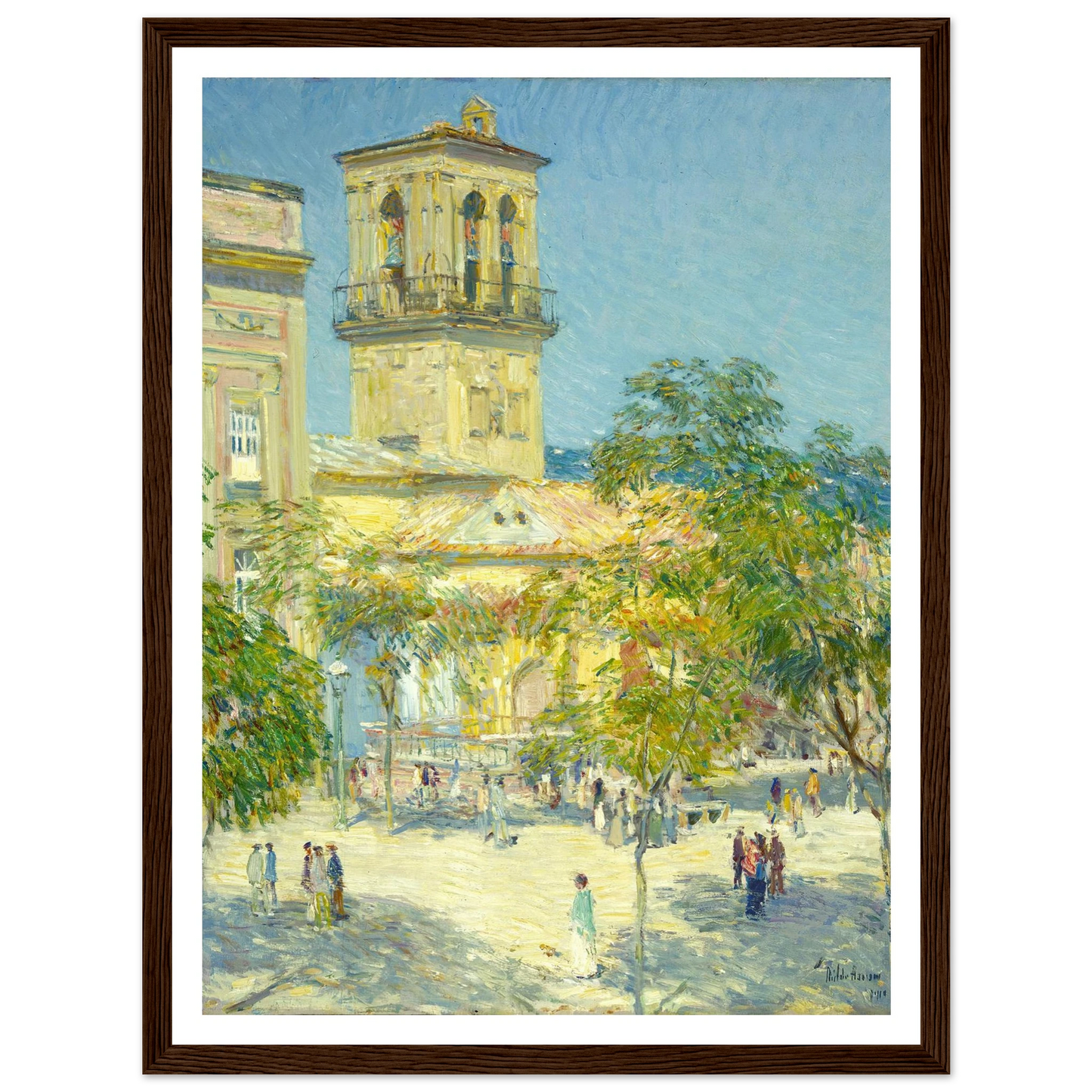 Street of the Great Captain, Córdoba (1910) Art Print | Childe Hassam-Quipham Collections