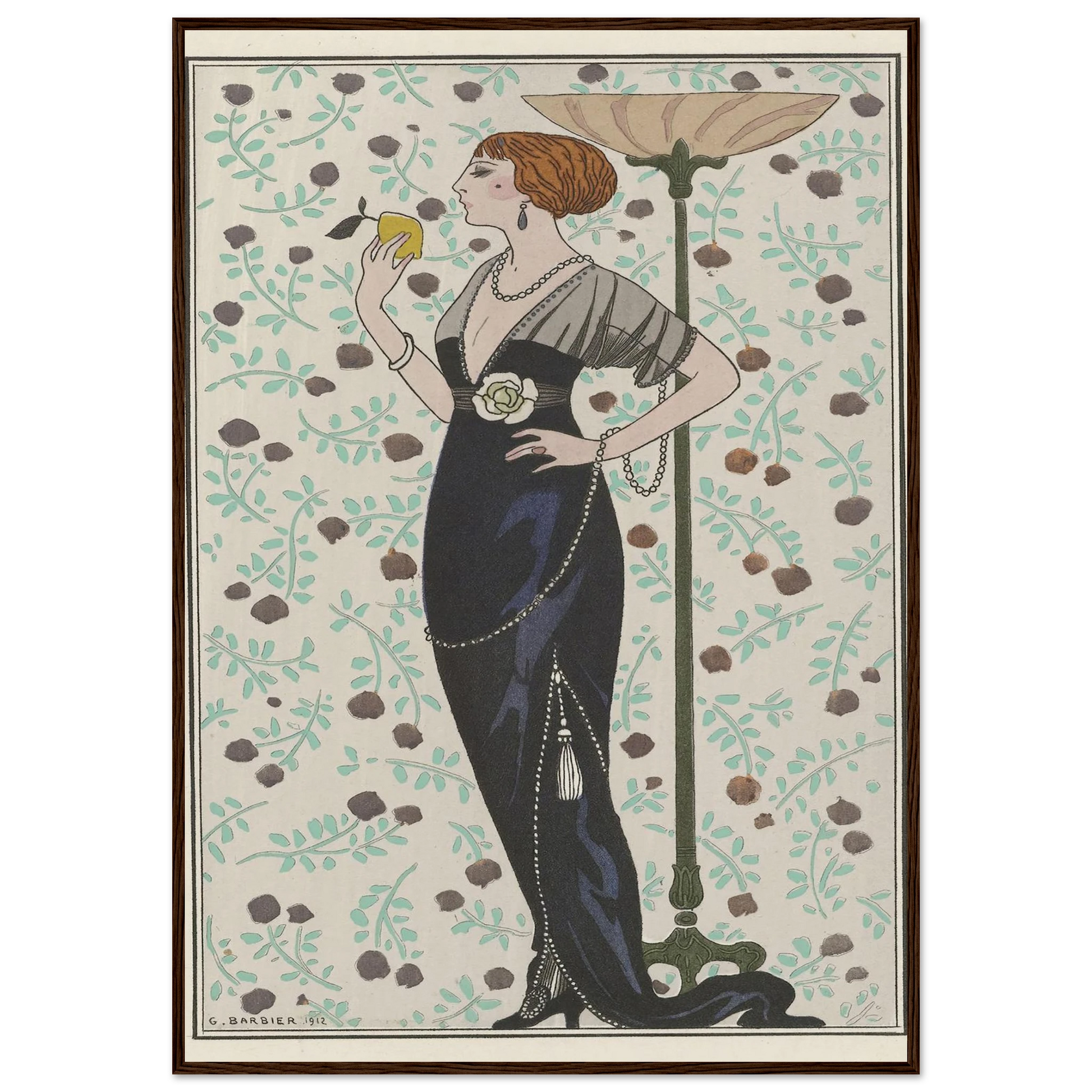 Robe du soir.. (1913) Art Print | George Barbier-Quipham Collections