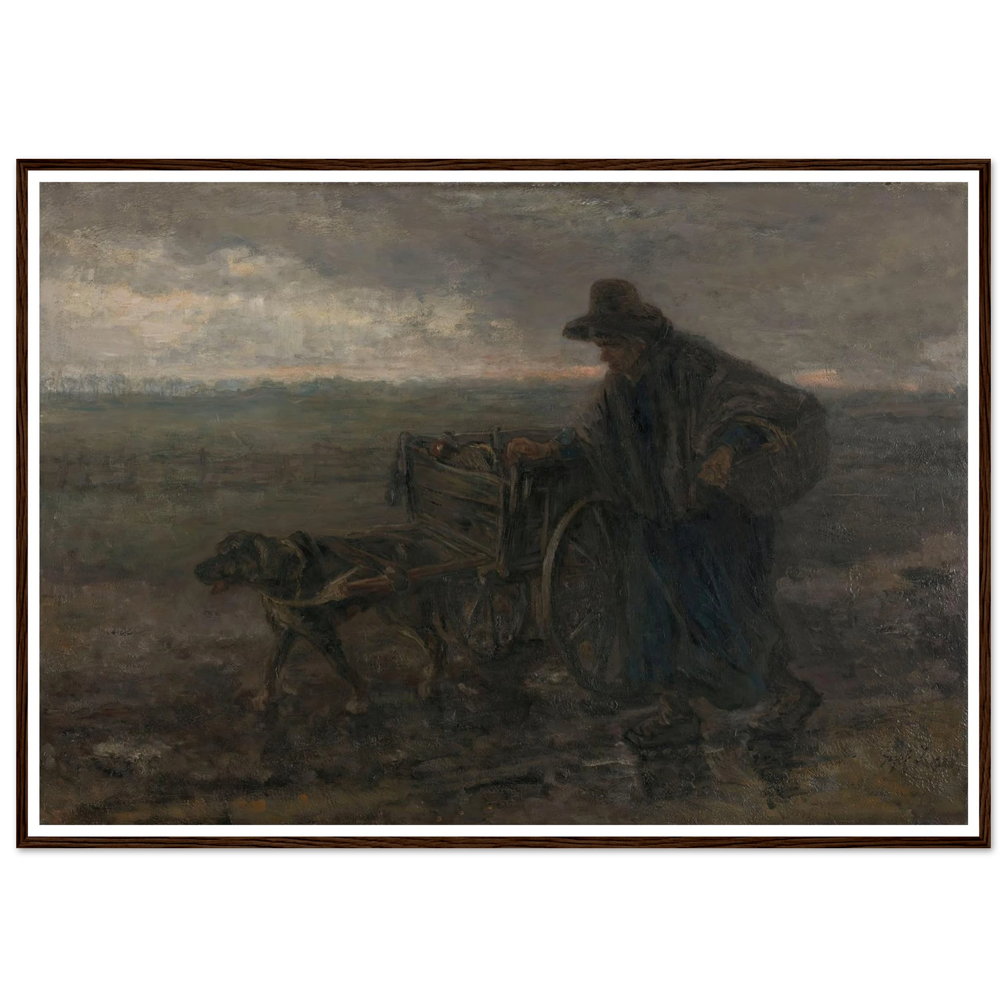 On Country Roads and Fields (1892) Art Print | Jozef Israels-Quipham Collections