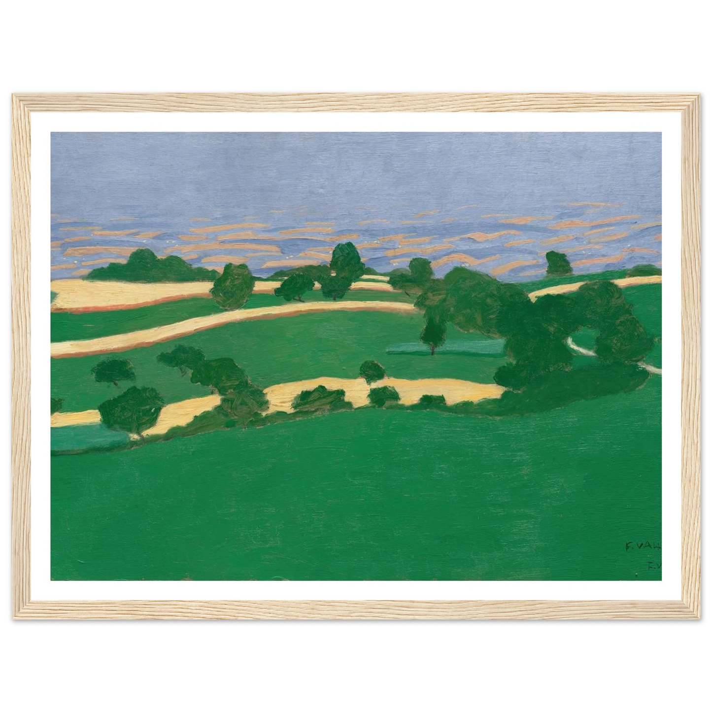Corn Fields (1900) Art Print | Felix Vallotton-Quipham Collections