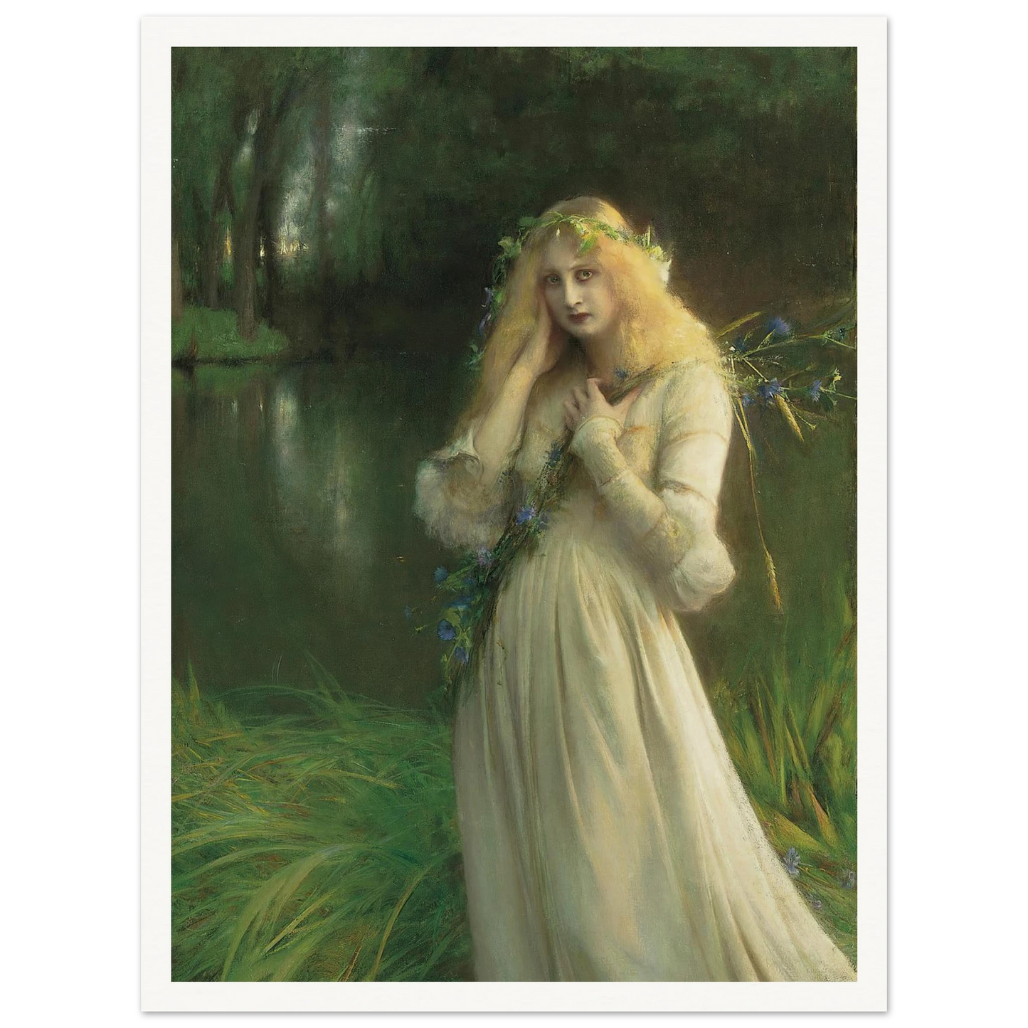Ophelia (1900) Art Print | Pascal Adolphe Jean Dagnan Bouveret-Quipham Collections