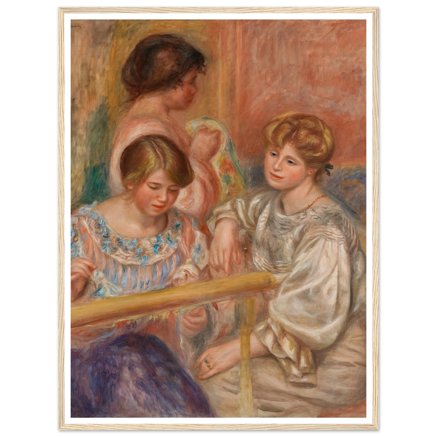 Embroiderers (Les Brodeuses) (c. 1902) Art Print | Pierre Auguste Renoir-Quipham Collections