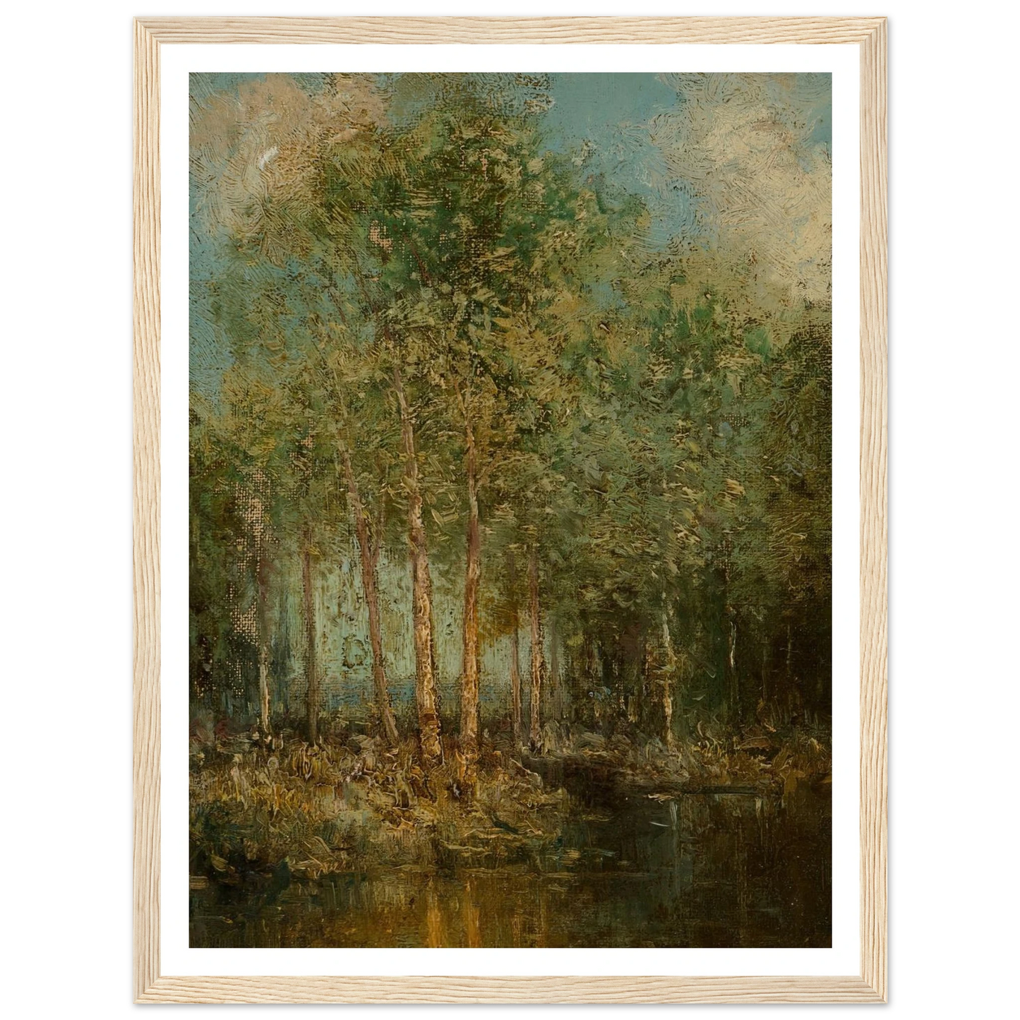 The Woodland Glade, Maine (1909) Art Print | Julian Onderdonk-Quipham Collections
