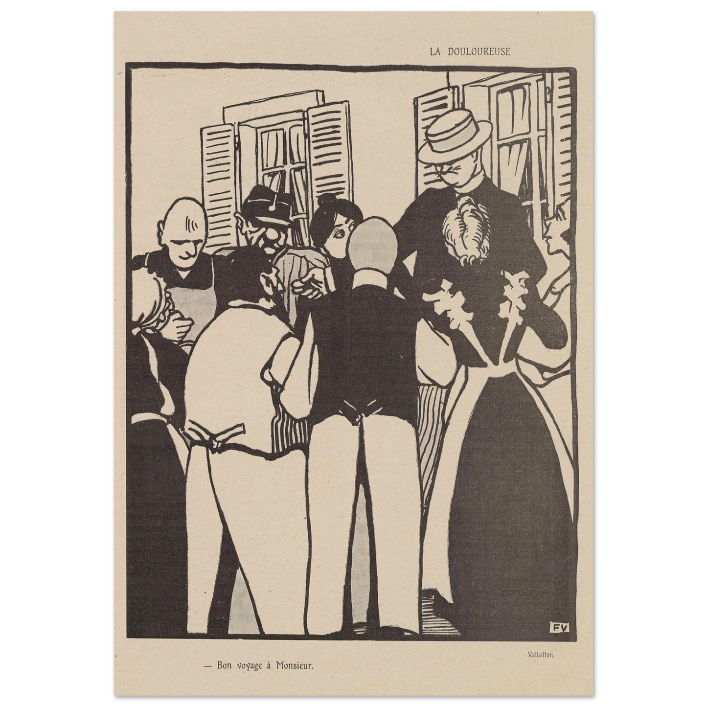 22 août 1903. Art Print | Felix Vallotton-Quipham Collections