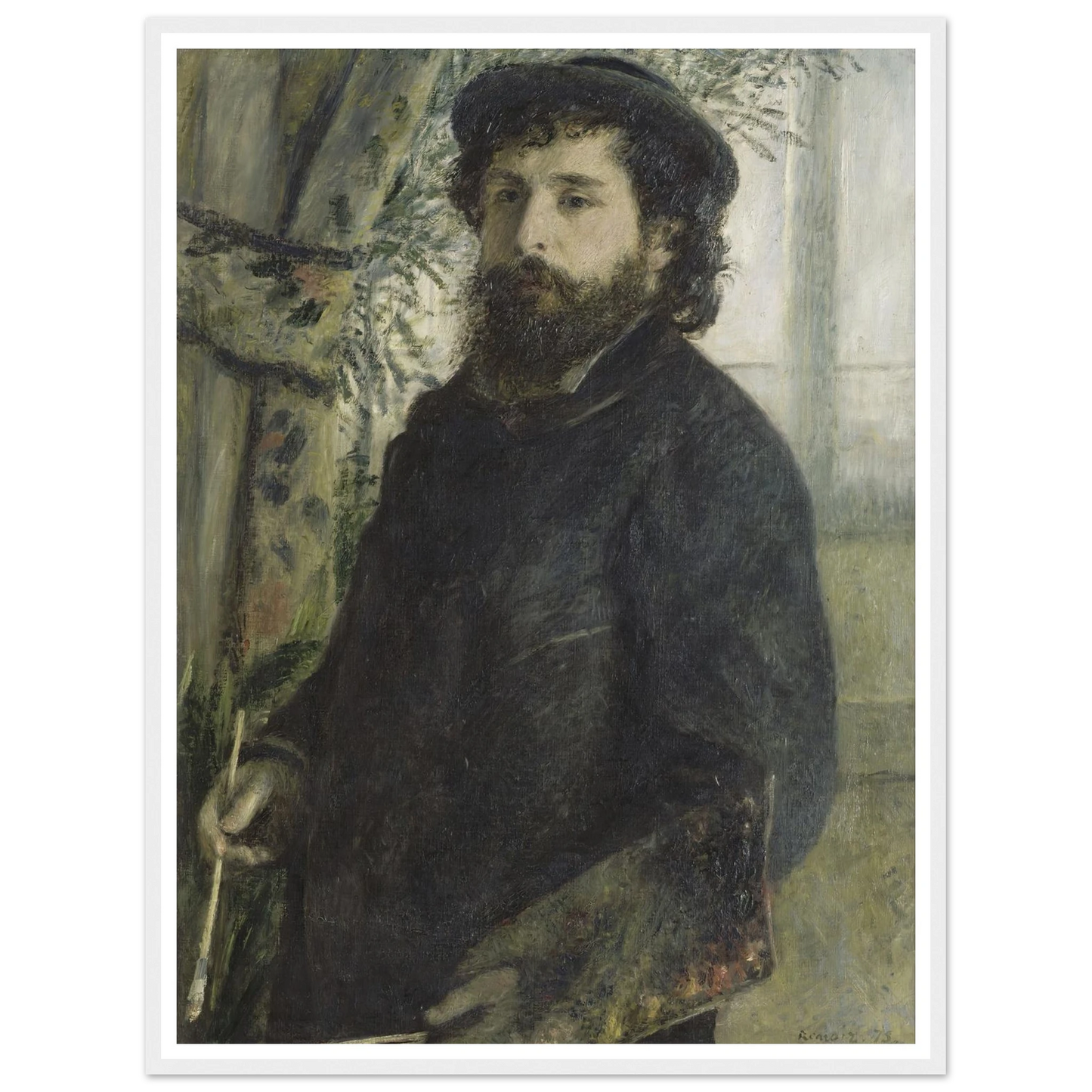 Claude Monet (1875) Art Print | Pierre Auguste Renoir-Quipham Collections