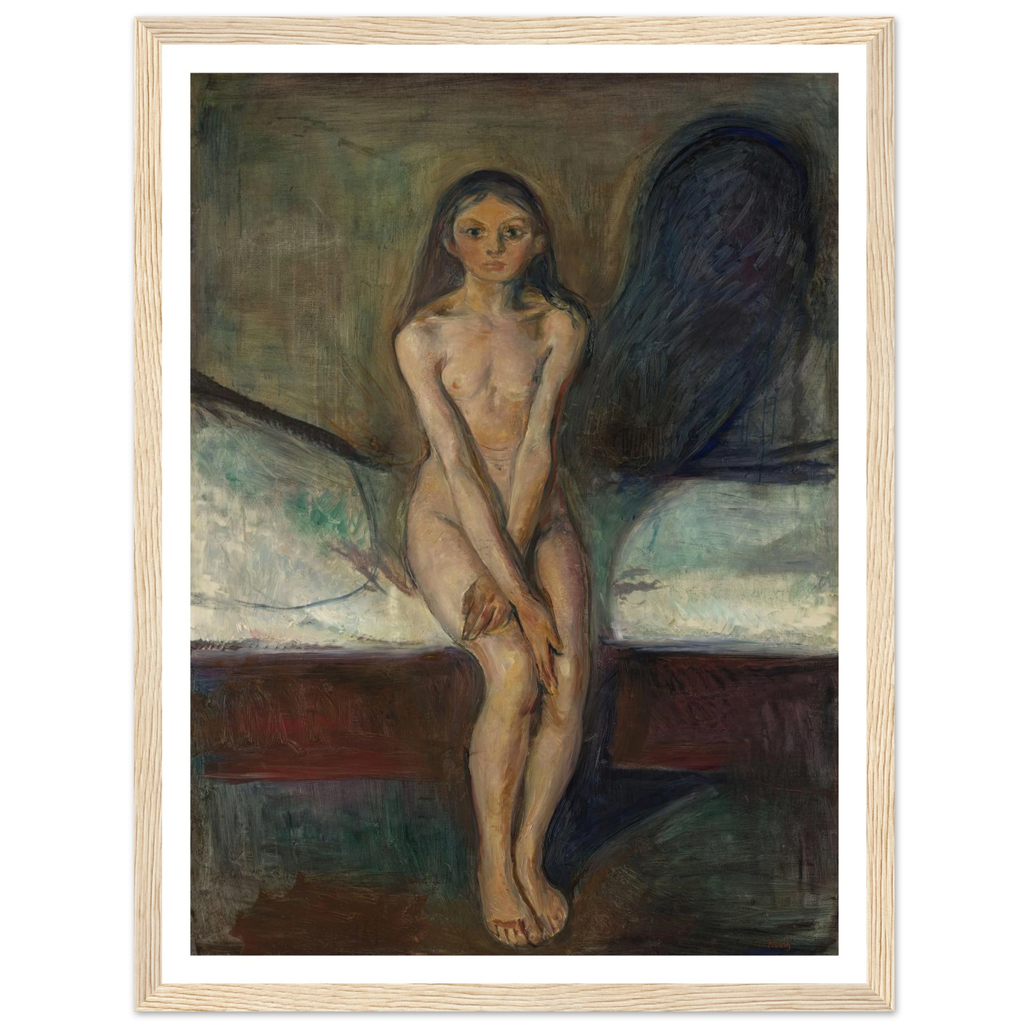 Puberty (1894) Art Print | Edvard Munch-Quipham Collections