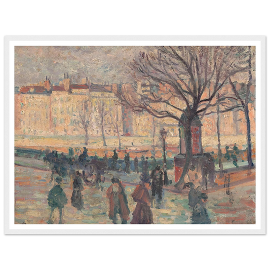 Paysage parisien. Bords de Seine Art Print | Maximilien Luce-Quipham Collections