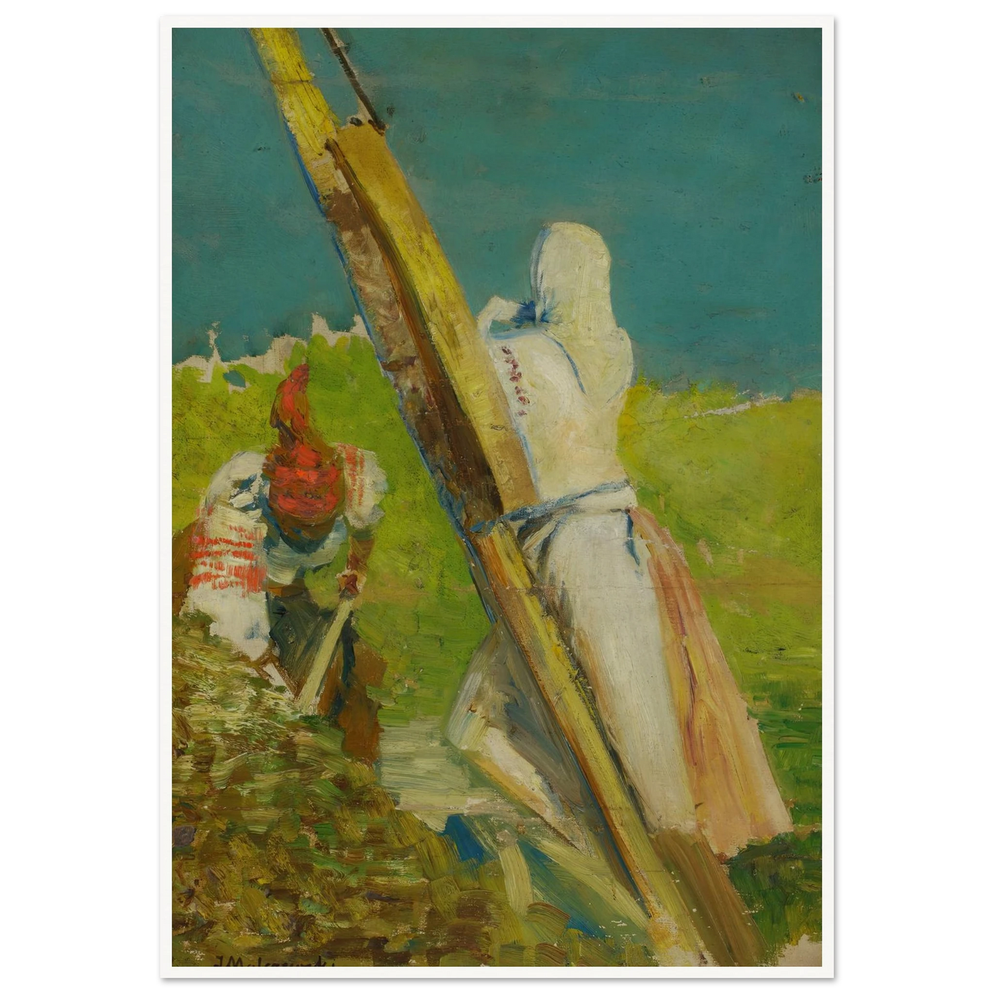At the shadoof Art Print | Jacek Malczewski-Quipham Collections