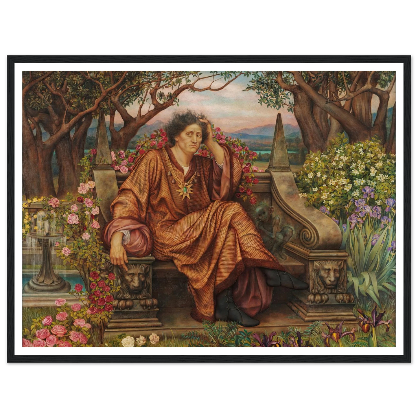 A Soul in Hell (1902) Art Print | Evelyn de Morgan-Quipham Collections