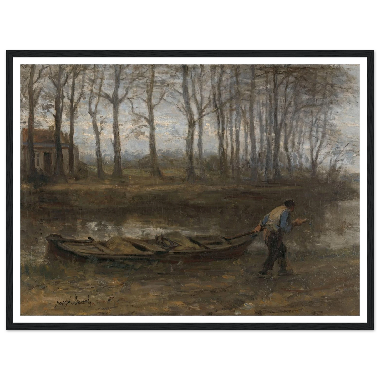 The Sand Bargeman (1887) Art Print | Jozef Israels-Quipham Collections