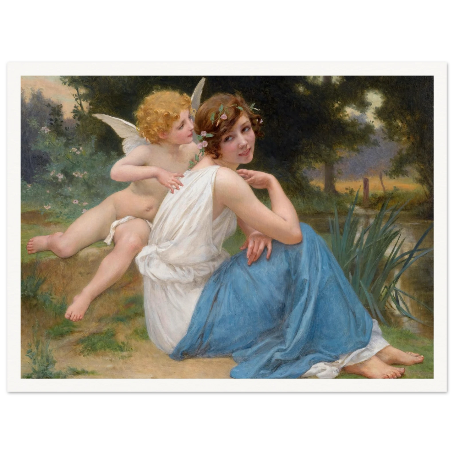 Cupid and Psyche Art Print | Guillaume Seignac-Quipham Collections