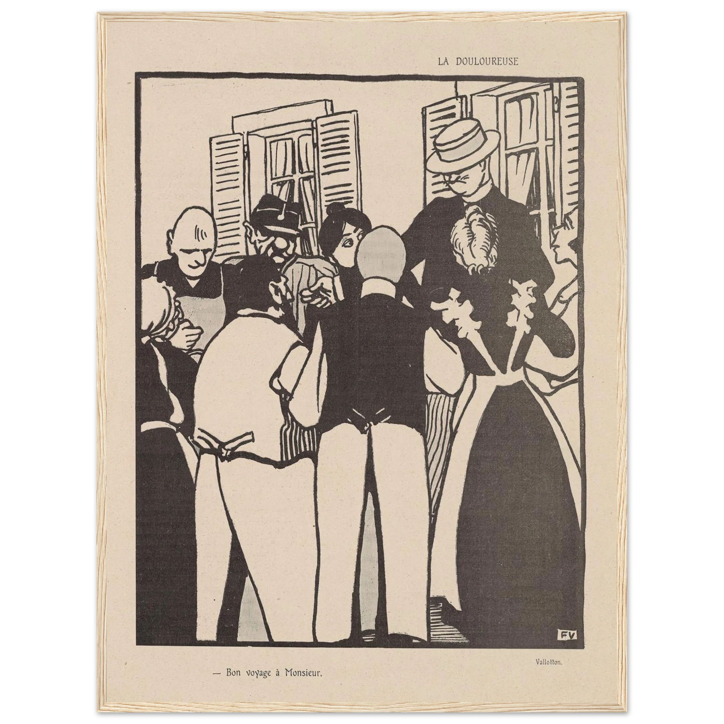 22 août 1903. Art Print | Felix Vallotton-Quipham Collections