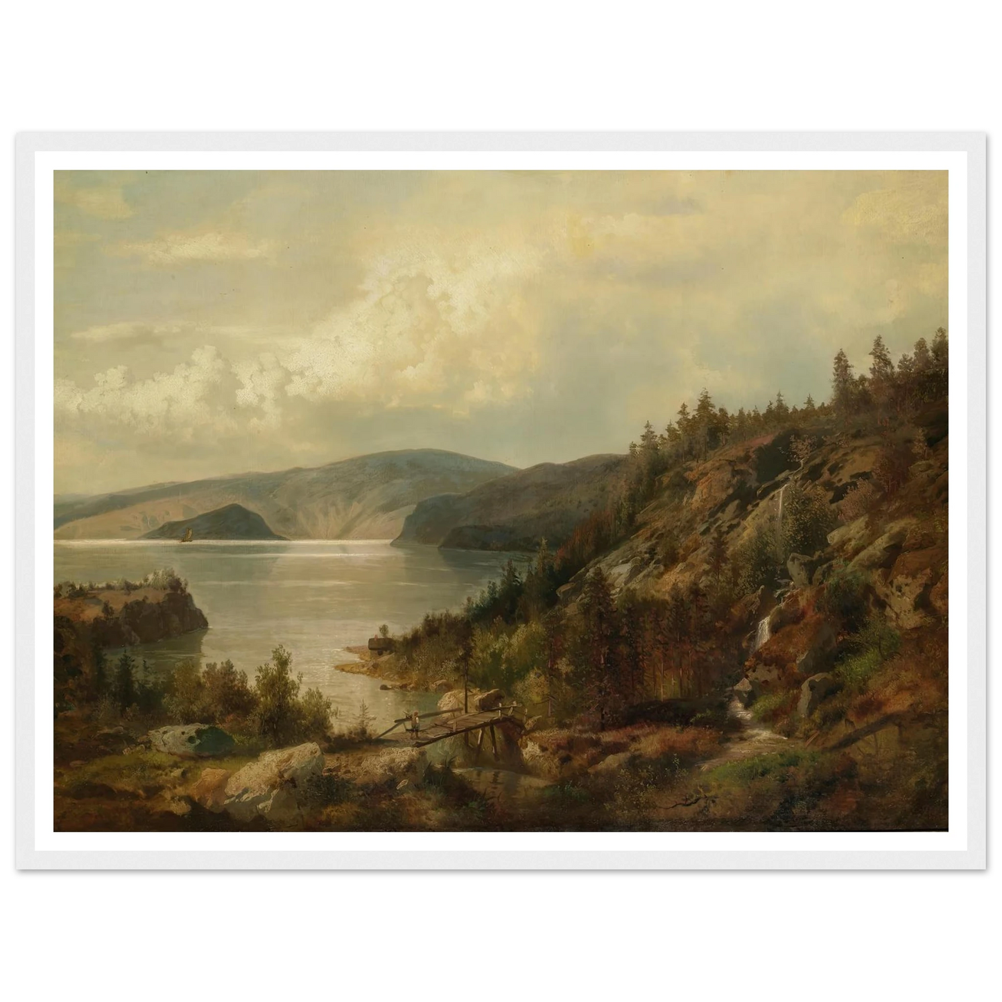 The Old Bridge Art Print | Hermann Ottomar Herzog-Quipham Collections