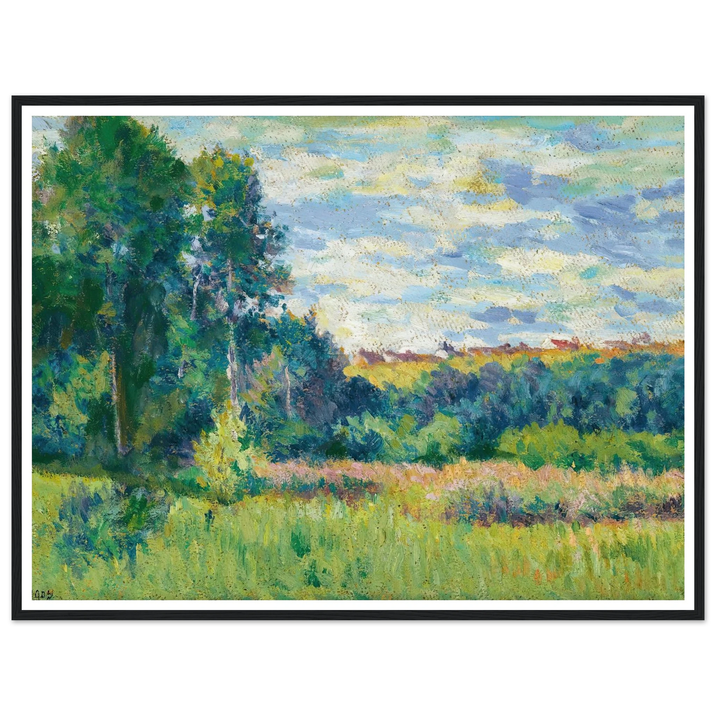 Paysage (1903) Art Print | Maximilien Luce-Quipham Collections