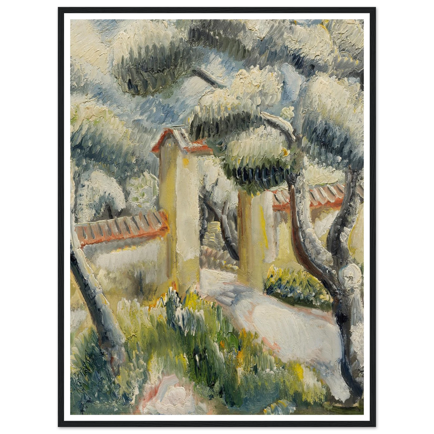 Landschaft in Südfrankreich (Parkausgang) (1939) Art Print | Paul Kleinschmidt-Quipham Collections