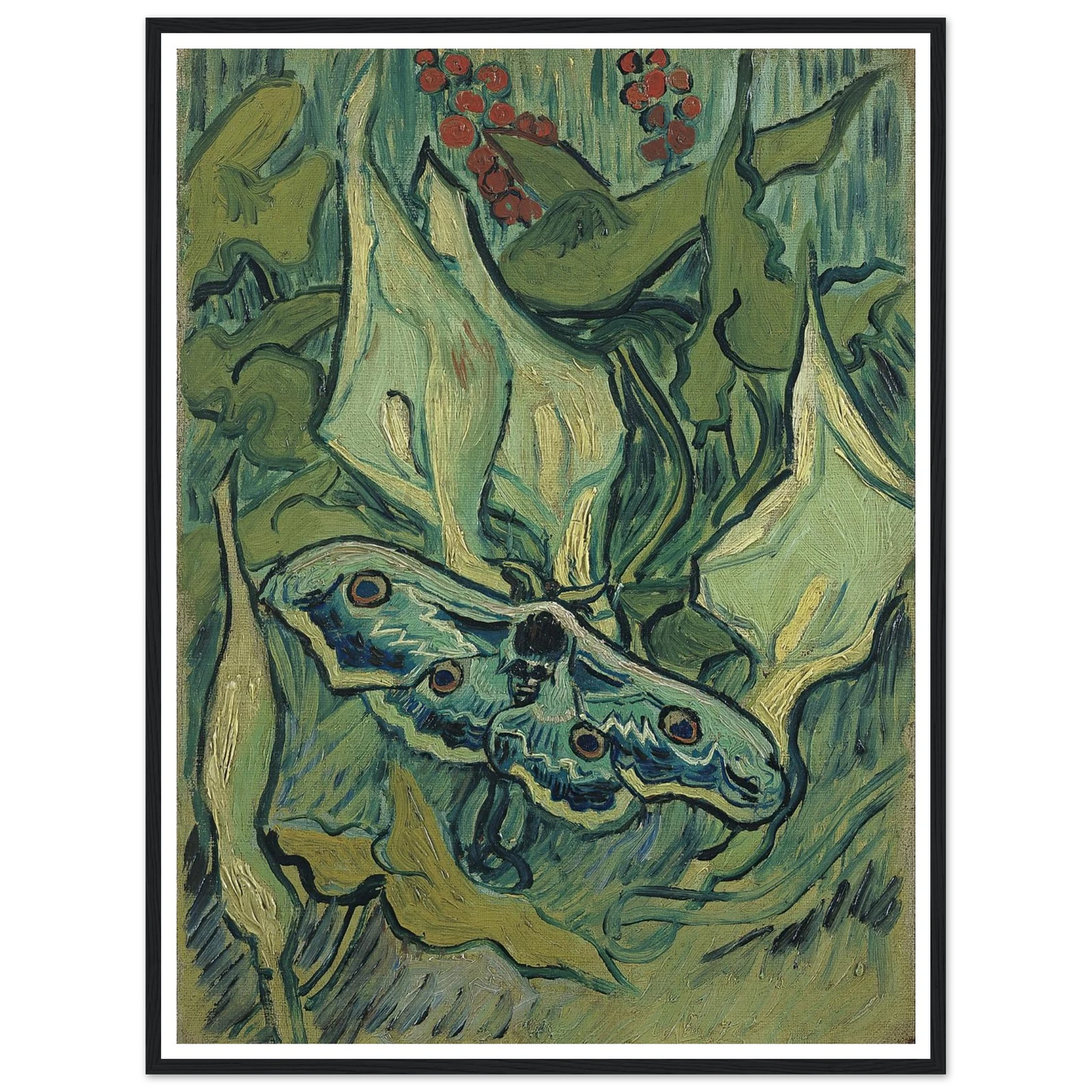 Emperor moth (1889) Art Print | Vincent van Gogh-Quipham Collections