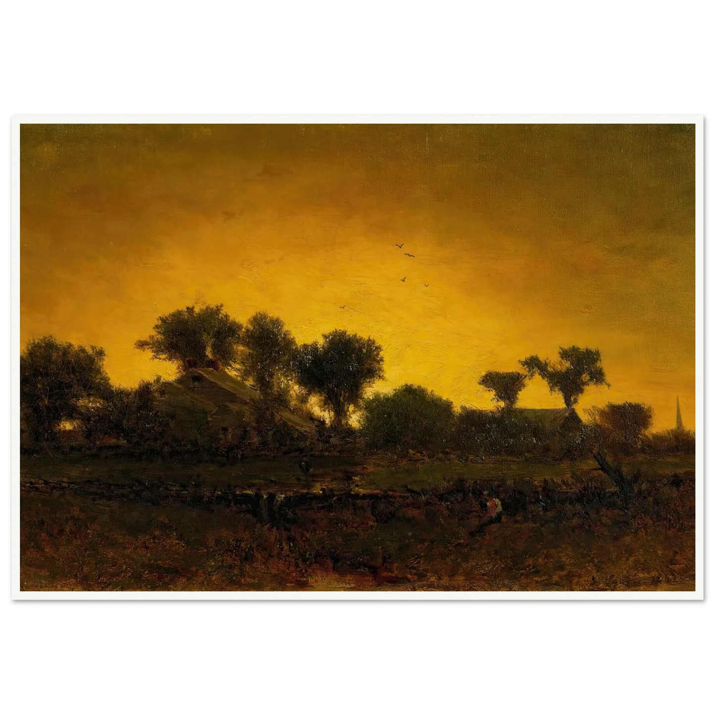 Light Triumphant (1862) Art Print | George Inness-Quipham Collections