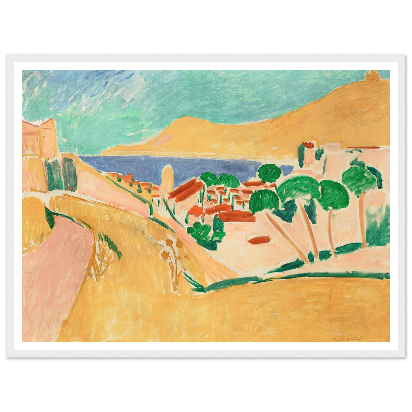 Collioure en août (circa 1911) Art Print | Henri Matisse-Quipham Collections