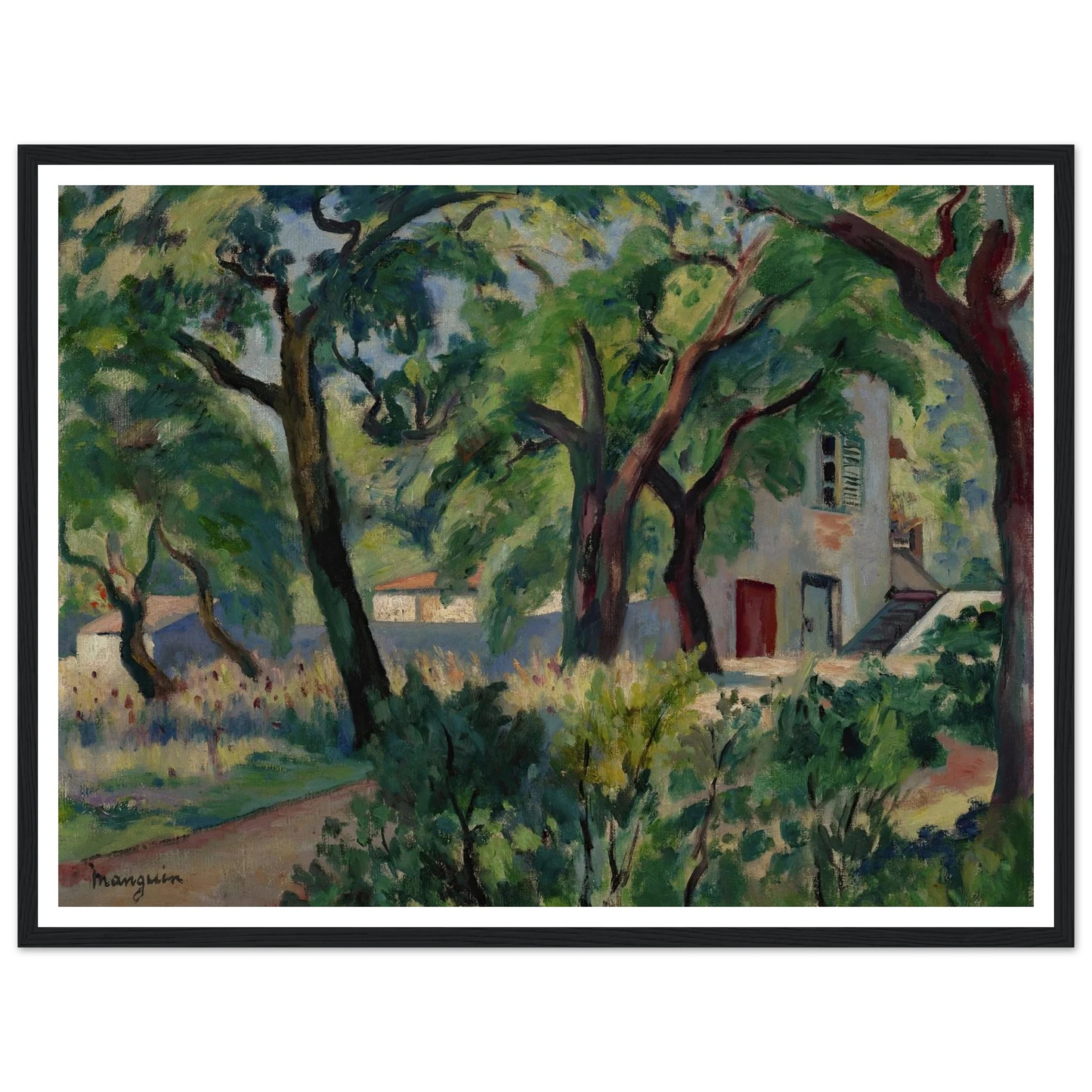 La Maison dans la forêt, Saint-Tropez (1924) Art Print | Henri Manguin-Quipham Collections