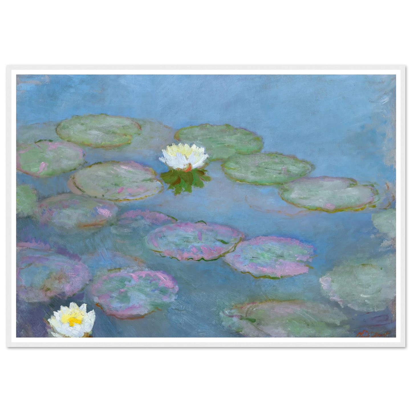 Nymphéas (circa 1897-1899) Art Print | Claude Monet-Quipham Collections