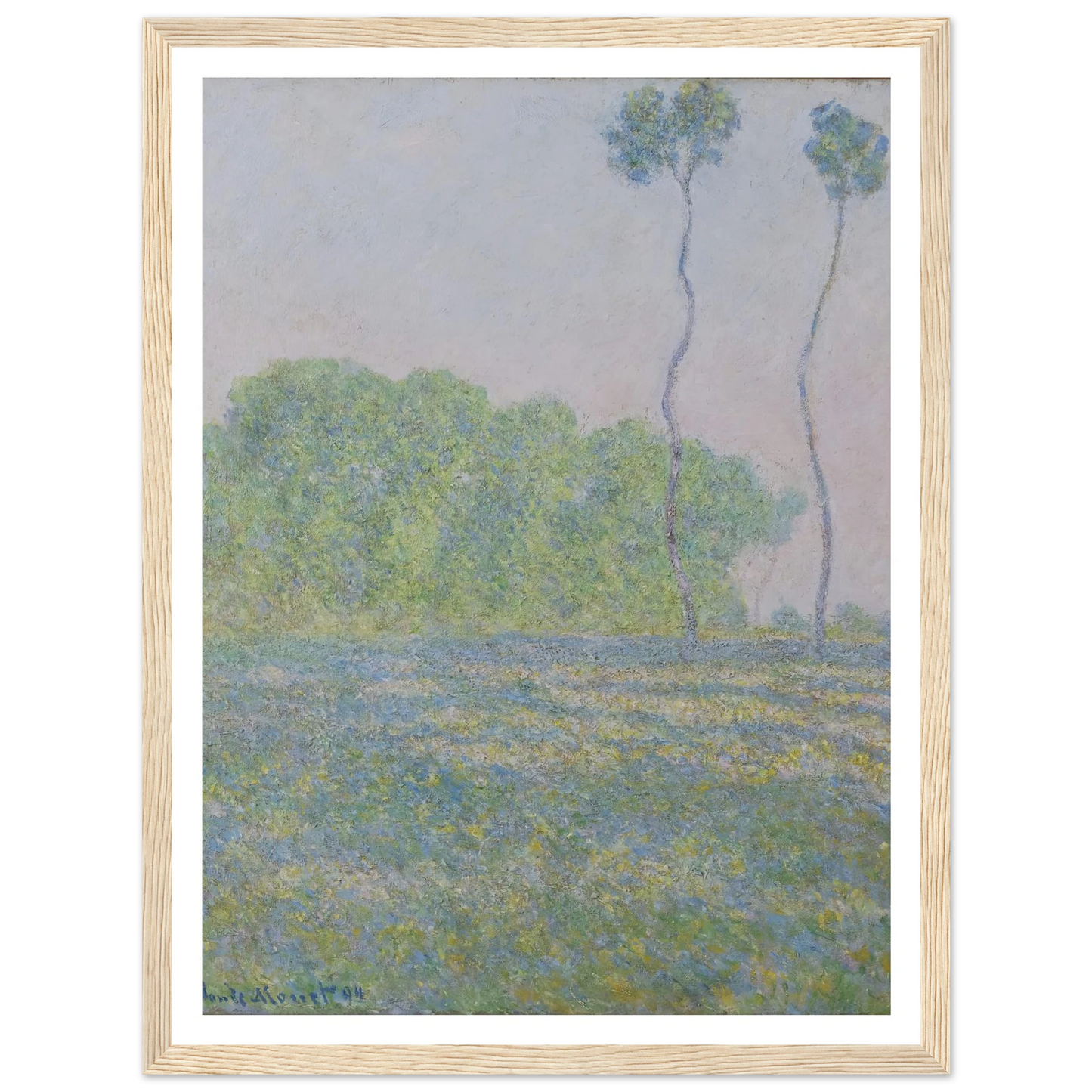 Meadow at Giverny (1894) Art Print | Claude Monet-Quipham Collections