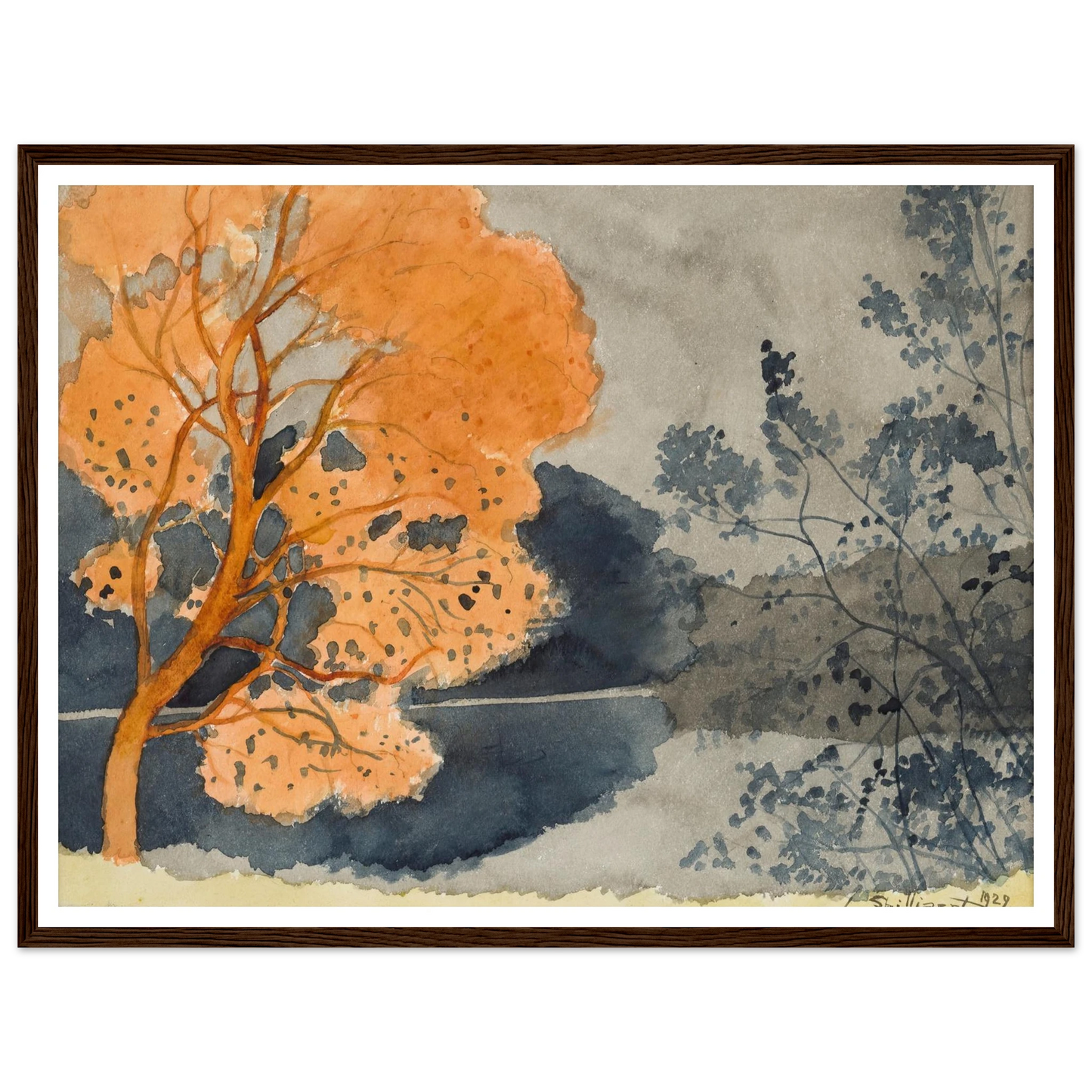Etang en automne Art Print | Leon Spilliaert-Quipham Collections