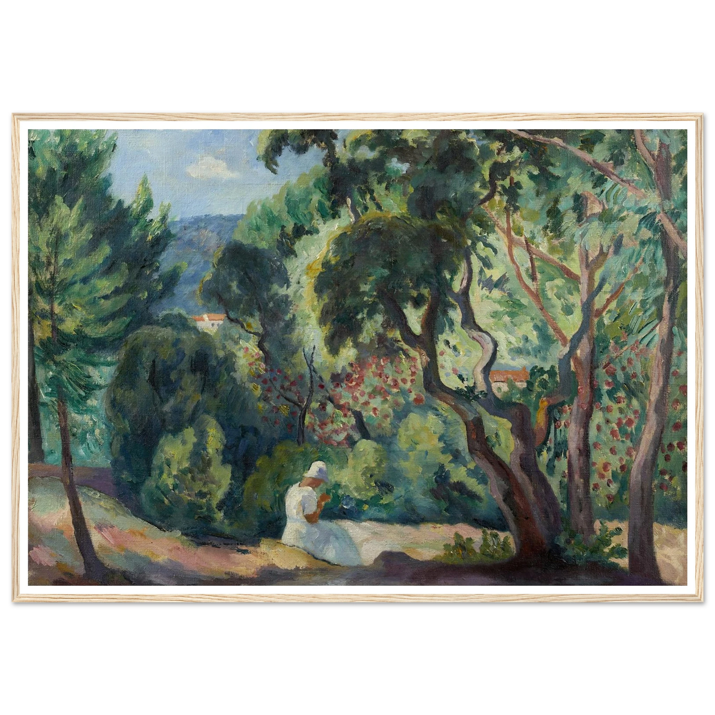 Sous-bois à la Moutte, Saint-Tropez (1921) Art Print | Henri Manguin-Quipham Collections