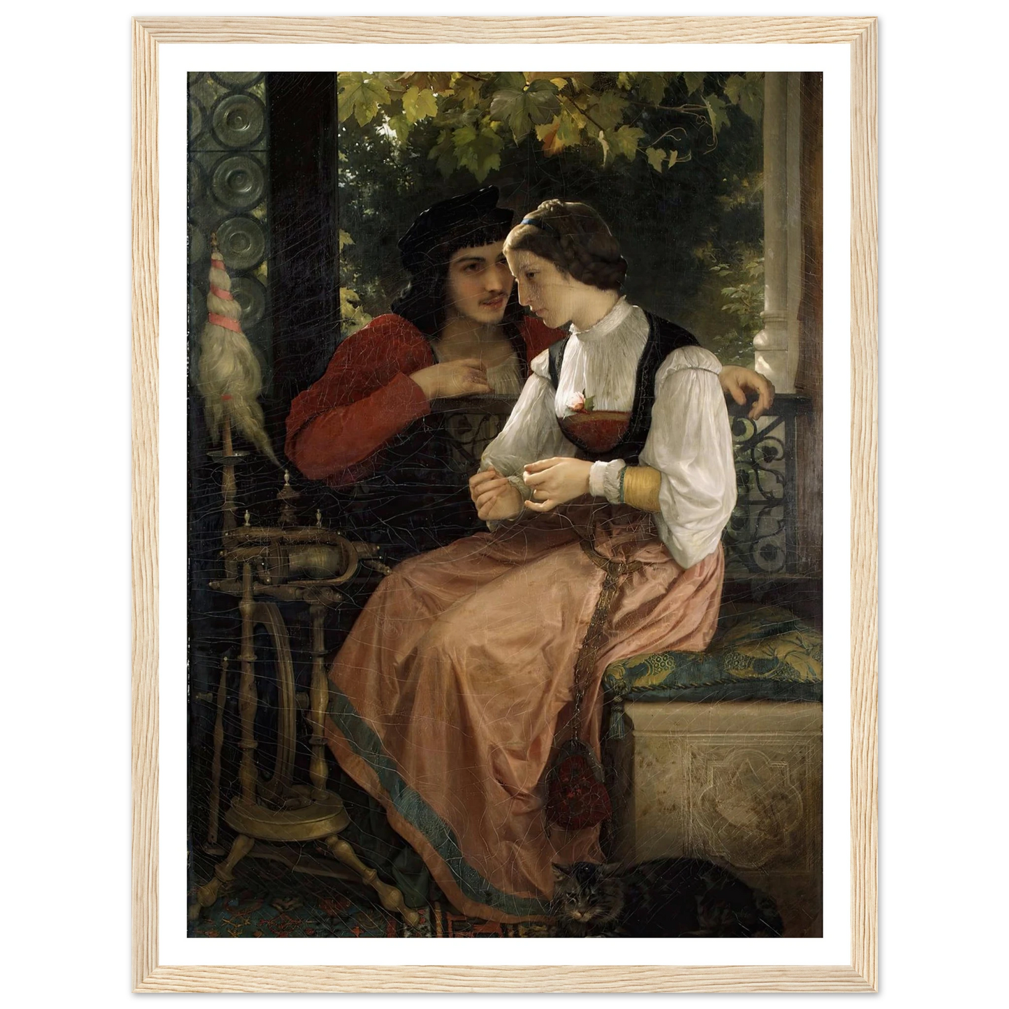 The Proposal (1872) Art Print | William Bouguereau-Quipham Collections
