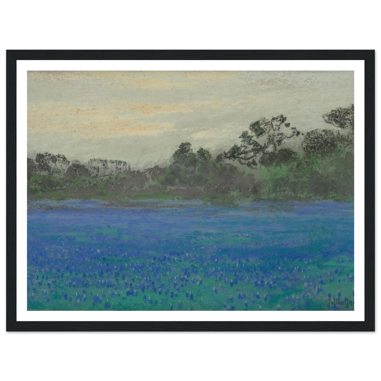 Bluebonnet Field (1921) Art Print | Julian Onderdonk-Quipham Collections