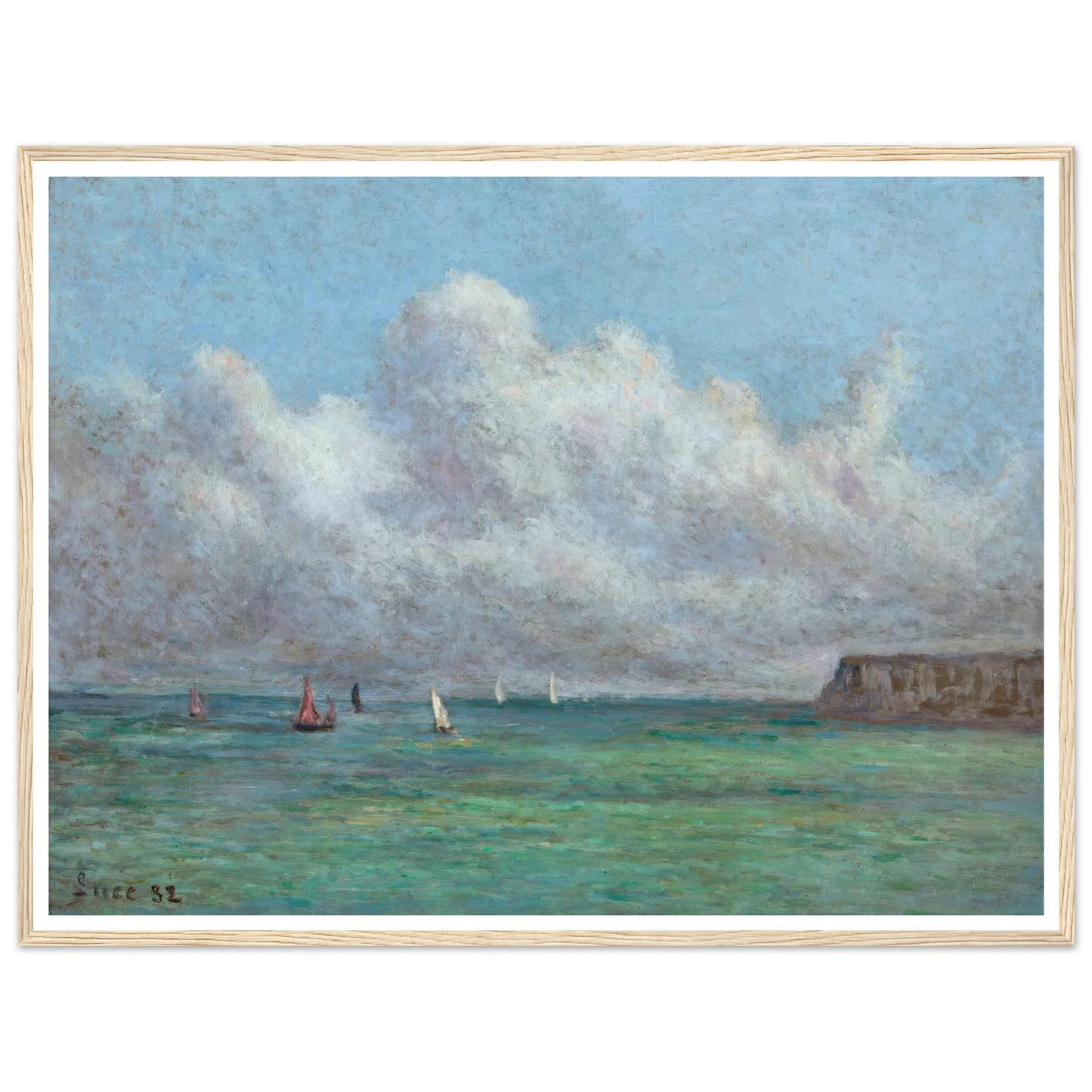 Mer, Somme (1932) Art Print | Maximilien Luce-Quipham Collections