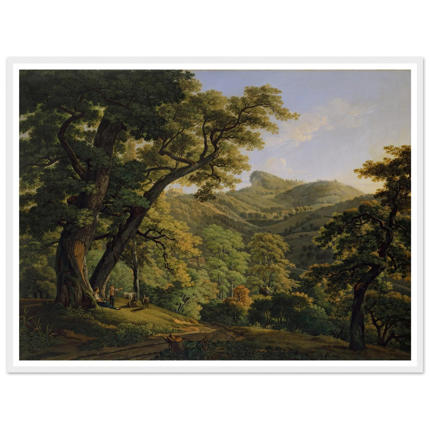 Neu-Schauenburg near Pratteln (1813) Art Print | Peter Birmann-Quipham Collections