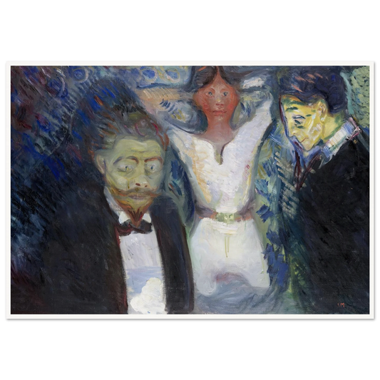 Jealousy (1913) Art Print | Edvard Munch-Quipham Collections