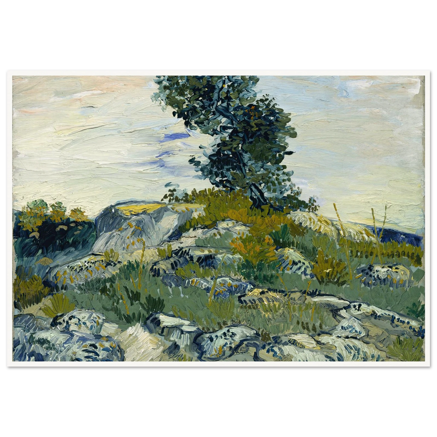 The Rocks Art Print | Vincent van Gogh-Quipham Collections