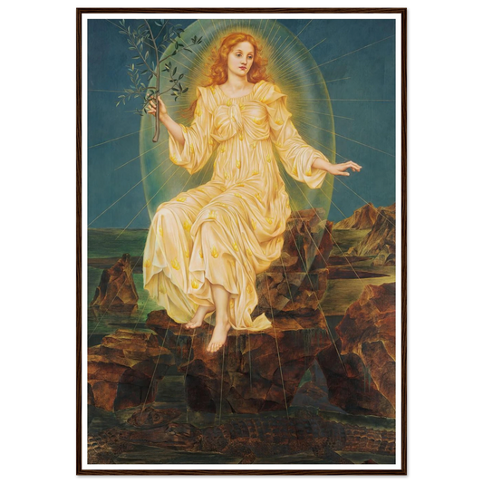 Lux in Tenebris (circa 1895) Art Print | Evelyn de Morgan-Quipham Collections