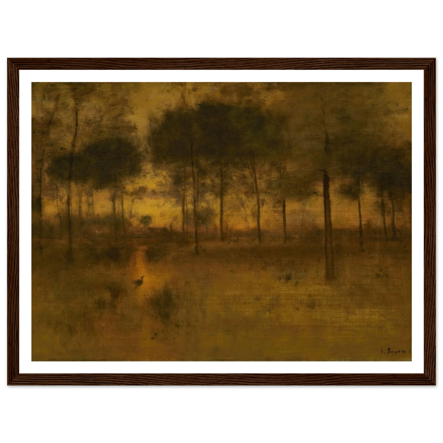 The Home of the Heron Art Print | George Inness-Quipham Collections