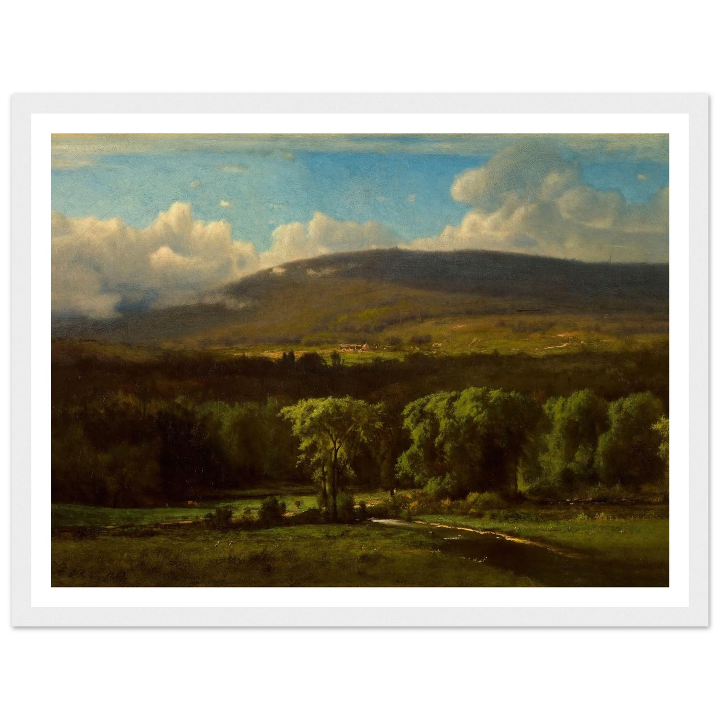 Medway, Massachusetts (1825–1894) Art Print | George Inness-Quipham Collections