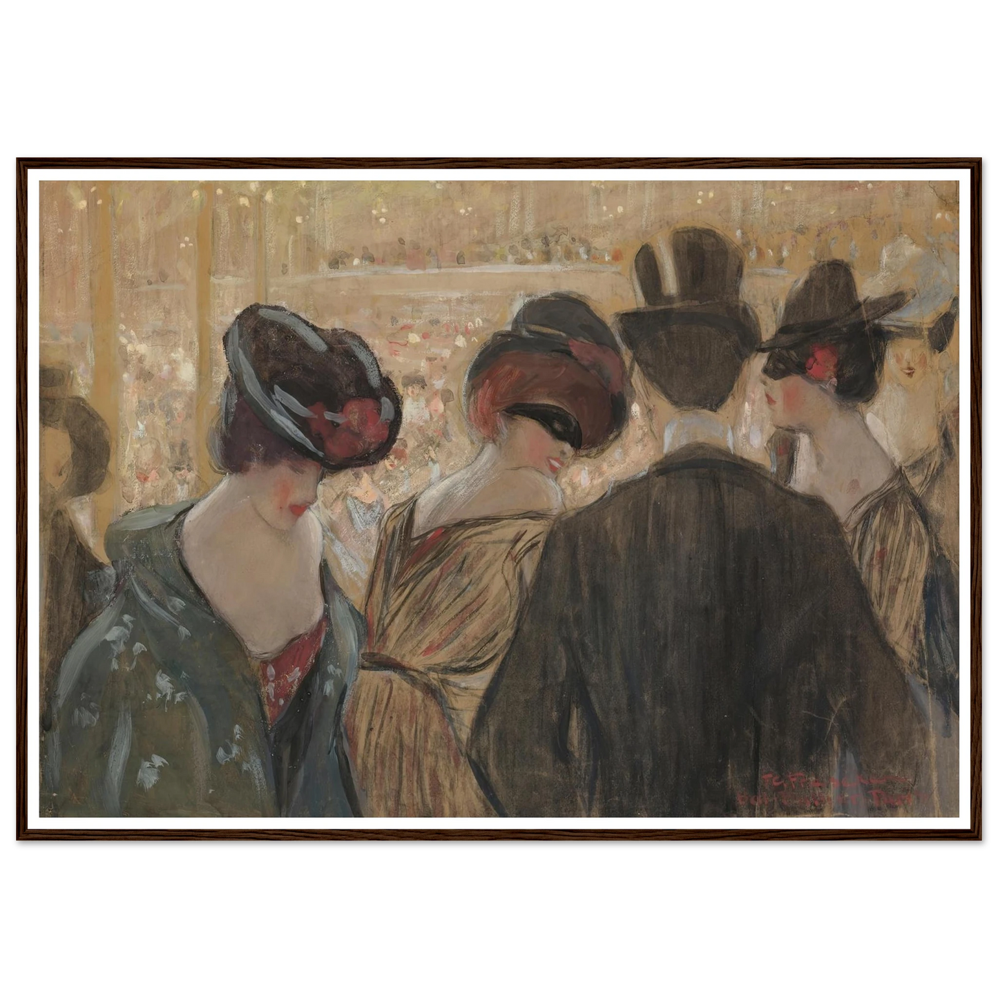 Bal-Bullier, Paris Art Print | Frederick Carl Frieseke-Quipham Collections