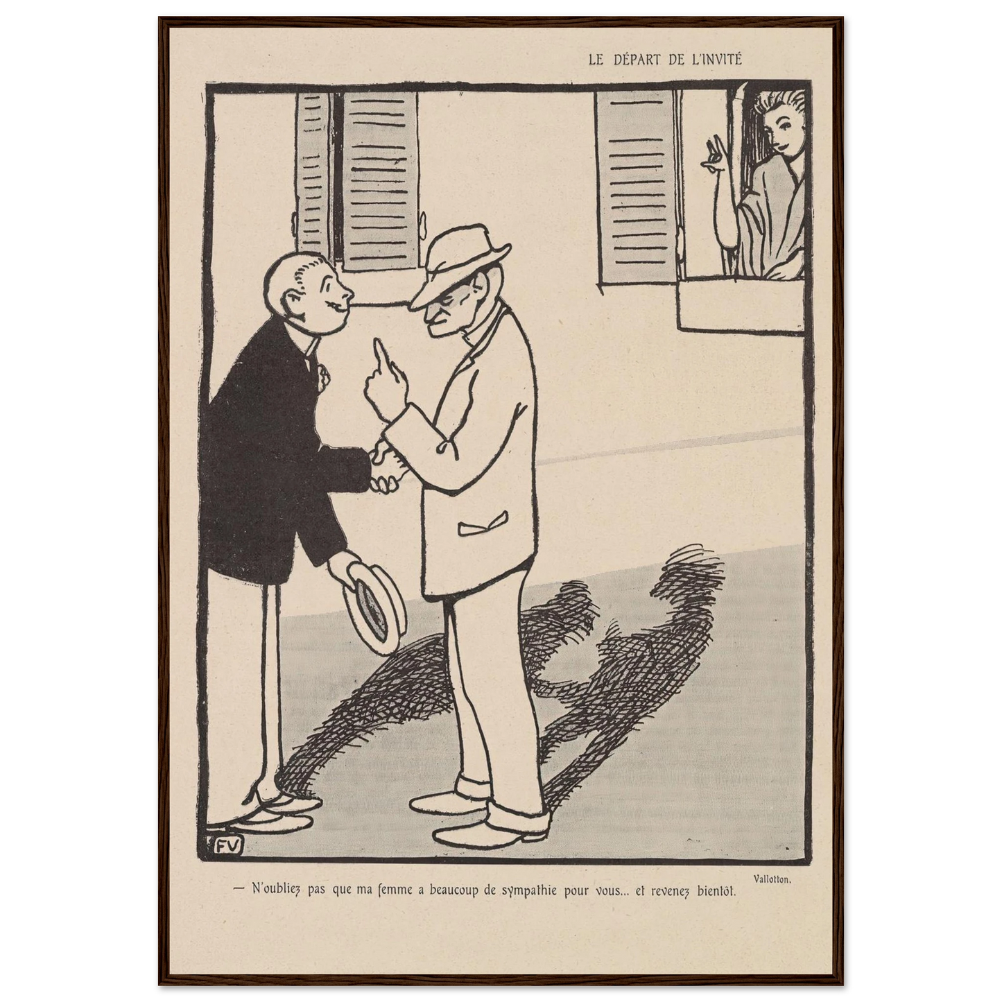 22 août 1903 Art Print | Felix Vallotton-Quipham Collections