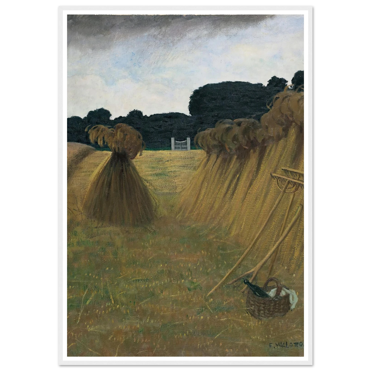 The Sheaves (1914) Art Print | Felix Vallotton-Quipham Collections