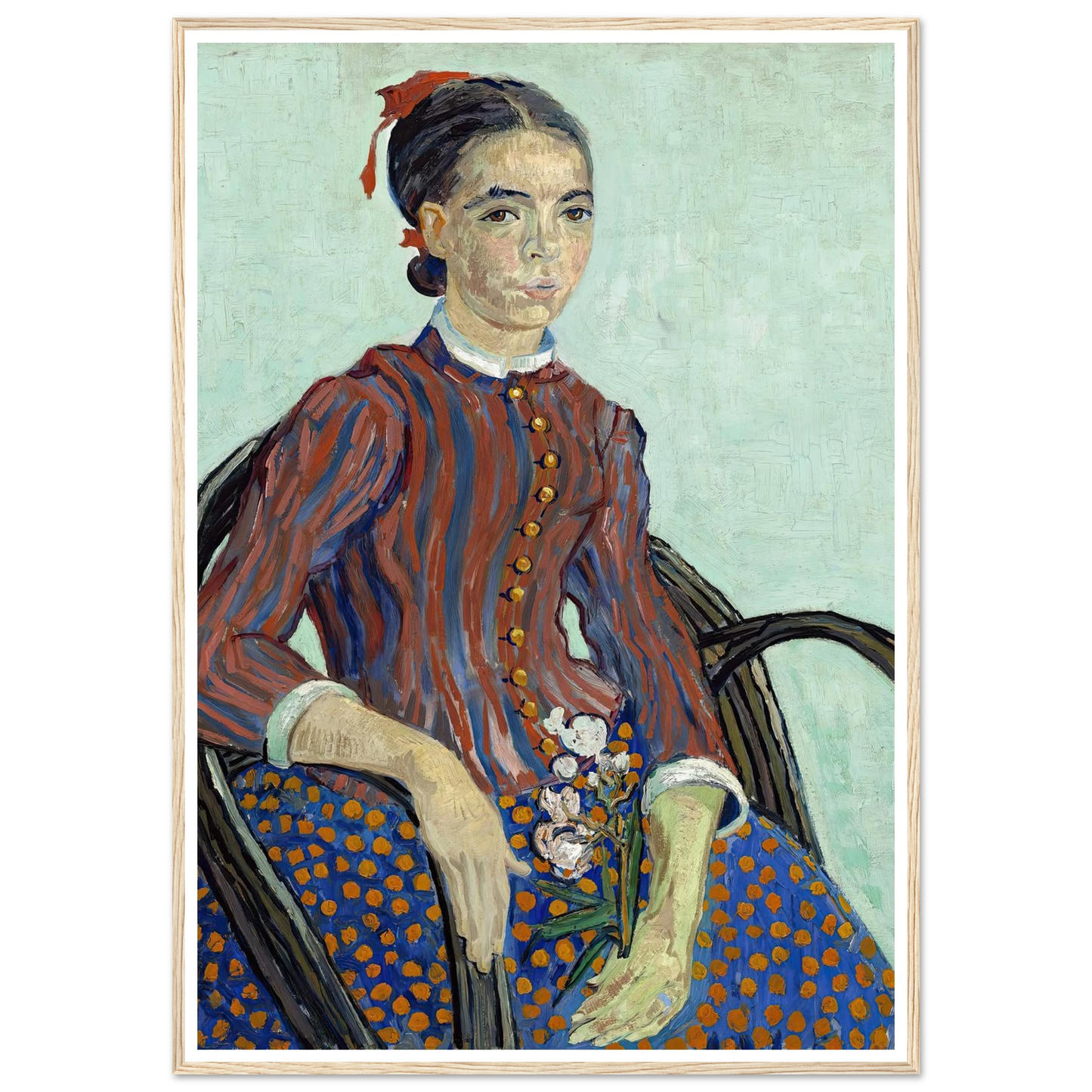 La Mousmé (1888) Art Print | Vincent van Gogh-Quipham Collections
