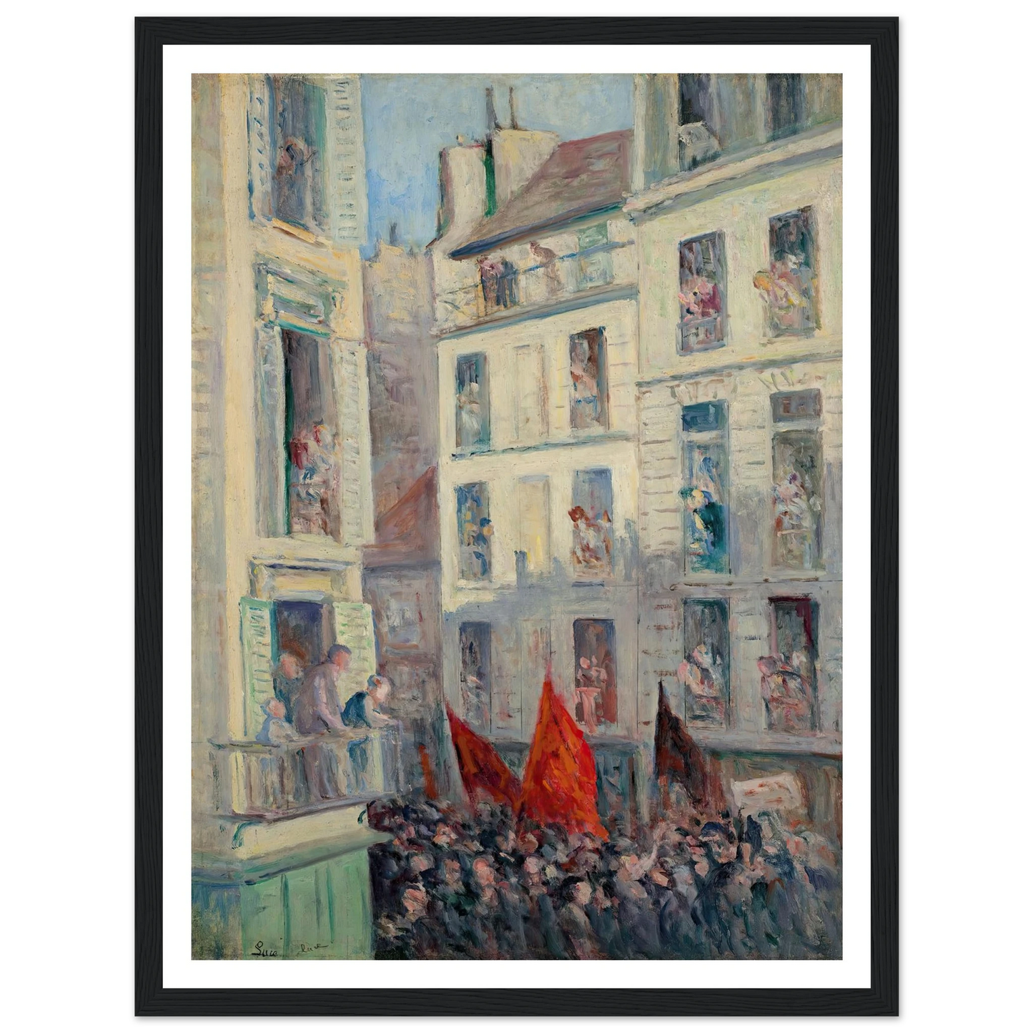Le Front populaire (1936) Art Print | Maximilien Luce-Quipham Collections