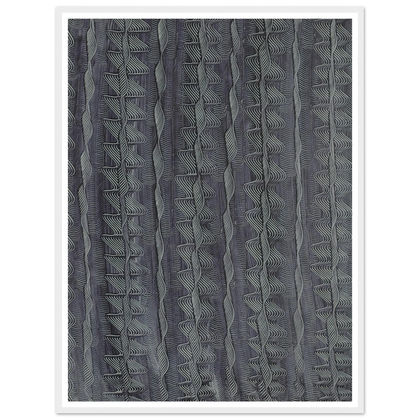 Kleisterpapier mit Verdrängungsdekor (Streifen) (1890 - 1910) Art Print | Anker Kyster-Quipham Collections
