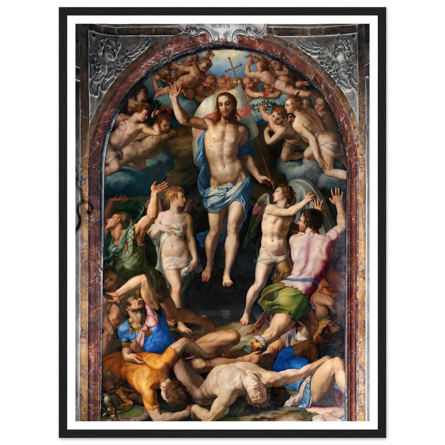 Resurrection Of Christ Art Print | Agnolo Bronzino-Quipham Collections